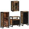 vidaXL Bathroom Furniture Set 4 pcs Multicolour Solid Reclaimed Wood