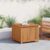 vidaXL Garden Storage Box Natural Wood Solid Acacia Wood 29.5x29.5x22.8 in