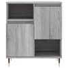 vidaXL Sideboard Gray Sonoma Engineered wood Medium Storage Sideboard