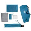 vidaXL Camping Tent Dome 3-Person Blue Waterproof