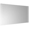 vidaXL LED Bathroom Mirror Cool White Glass 35.4 x 19.7 in Wall mounting
