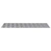 vidaXL Stair Tread Rectangular 4 pcs Silver 39.37 x 15.75 in Aluminium