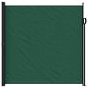 vidaXL Retractable Side Awning Dark green