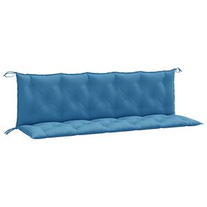 vidaXL Garden Bench Cushion Melange blue 100% polyester