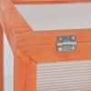 vidaXL Greenhouse Wooden Wood and Polycarbonate board 29.5x18.5x42.9 in