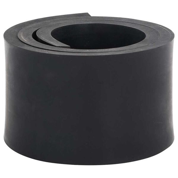 vidaXL Rubber Edge For Snow Plow Black Styrene-butadiene rubber Large