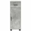 vidaXL Bathroom Cabinet Concrete Grey 11.81 x 13.78 x 31.50 in