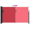 vidaXL Retractable Side Awning Red