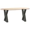 vidaXL Coffee Table Leg Anthracite Powder-coated Steel Adjustable