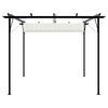 vidaXL Garden Pergola Cream White