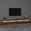 vidaXL TV Cabinet Smoked oak Engineered wood Large TV Cabinet