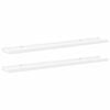 vidaXL Frame Ledge Shelf Set of 2 White MDF 31.5 in long Wall mounting