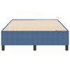 vidaXL Platform Bed Frame Blue 47.24 x 78.74 in Fabric
