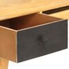 vidaXL Desk Natural Mango Wood Solid Mango Wood 51.2x19.7x31.5 in Desk
