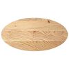 vidaXL Table Top Solid oak wood 39.4 x 19.7 in Durable Table Top Oval