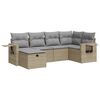 vidaXL Garden Sofa Set Beige