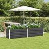 vidaXL Planter Anthracite 480 x 50 x 45 cm Galvanised Steel