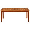 vidaXL Coffee Table Natural Wood Solid Acacia Wood Medium Durable