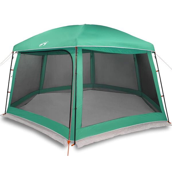vidaXL Pool Tent with Removable Fly & Mesh Walls Sea Green 243.3x209.4"