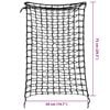 vidaXL Hay Net Set of 2 Black Polypropylene 29.5 x 19.7 in Foldable
