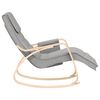 vidaXL Rocking Chair Light Gray