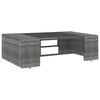 vidaXL Garden Lounge Set Gray