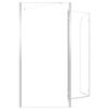 vidaXL Bath Enclosure 47.2x27.2x51.2" Tempered Glass Transparent