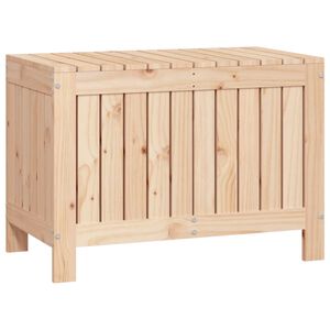 vidaXL Garden Storage Box Natural wood Solid pine wood (untreated) Medium