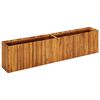 vidaXL Raised Bed Natural wood color Solid acacia wood Large Planters
