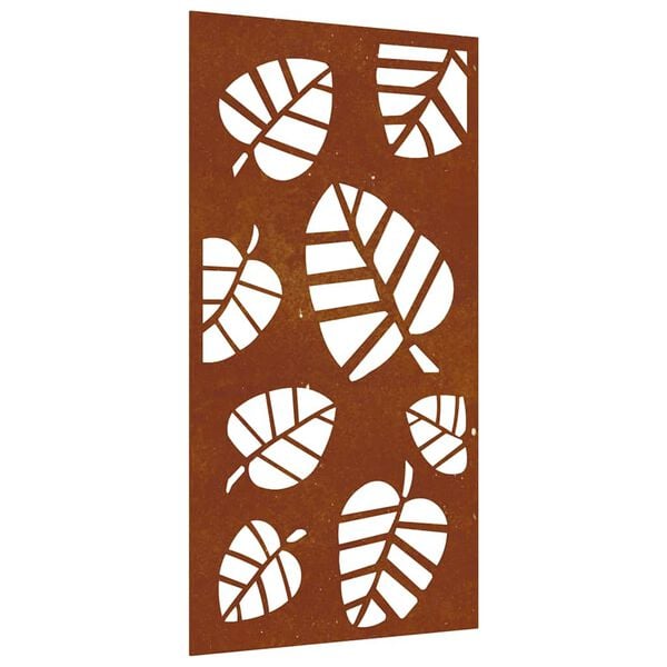 vidaXL Garden Wall Decoration Rusty Corten Steel 41.3 x 21.7 in