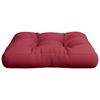 vidaXL Pallet Cushion Wine red 100% polyester 20 x 20 x 4.7 in Cushion