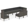 vidaXL Garden Lounge Set Grey, Anthracite