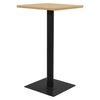 vidaXL Bar Table Oak color and black