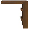 vidaXL Wall Bar Table Brown Oak Engineered Wood 40.2 x 17.7 x 40.7 in