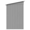 vidaXL Garden Shed Grey Galvanized steel 74.8 x 48.8 x 71.3 in