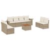 vidaXL Garden Sofa Set Beige