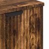 vidaXL Bathroom Sink Cabinet with Door Smoked oak 60.5 x 33.5 x 61 cm