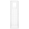 vidaXL Gabion Basket Post 19.7"x19.7"x70.9" Iron