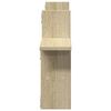 vidaXL Wall Shelf Sonoma Oak Engineered Wood Standard Wall Mounting
