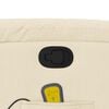vidaXL Massage Recliner Chair Cream