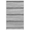 vidaXL Sideboard Grey Sonoma Engineered Wood Medium Sideboard