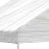vidaXL Gazebo With Roof White Polyethylene, Galvanized Steel Extra Large