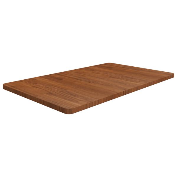 vidaXL Bathroom Countertop Dark Brown 39.4"x23.6"x1" Treated Solid Wood