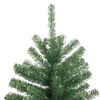 vidaXL Artificial Hinged Christmas Tree with Stand Green 94.5"