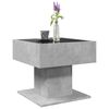 vidaXL Coffee Table Concrete Grey Engineered Wood, Glass Coffee Table