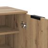 vidaXL Shoe Cabinet Artisan oak Engineered wood Medium Shoe Cabinet