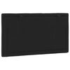 vidaXL Headboard Cushion Black Velvet, Foam 35.4 in wide for single bed