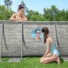 Bestway Swimming Pool Grey Rust-resistant steel frame Large