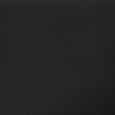 vidaXL Pocket Spring Bed Mattress Black 39.4"x74.8"x7.9" Twin Faux Leather