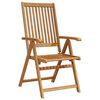 vidaXL Garden Chair Set of 4 Natural Brown Solid acacia wood Medium